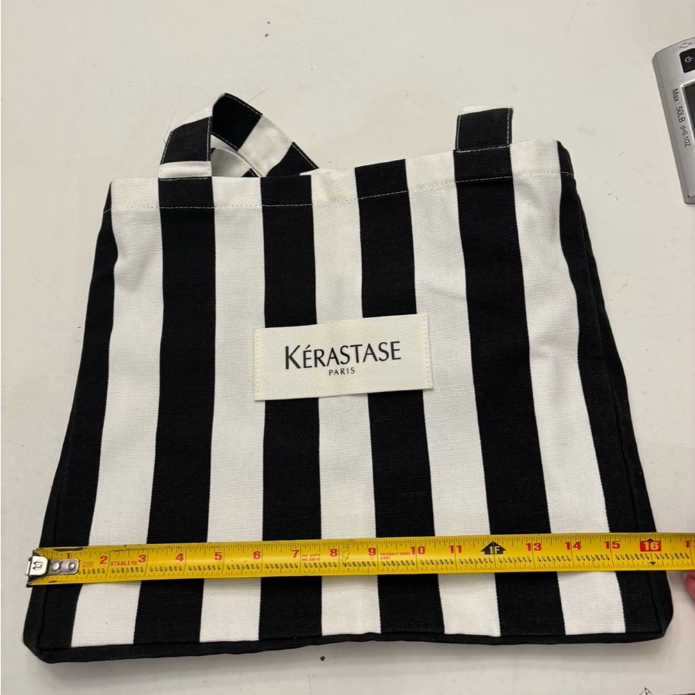 Kerastase black and white striped tote bag - Picture 11 of 11